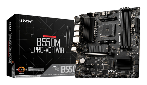 MSI B550M PRO-VDH WIFI Micro ATX AM4 Motherboard