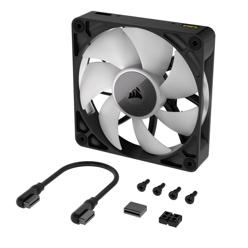 Corsair iCUE LINK RX120 RGB 120mm PC Fan, 400-2100 RPM, Quiet High Airflow
