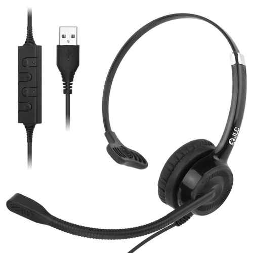 JLC Pilot Mono, Wired, 150 - 4500 Hz, Headset/Headphones, Black