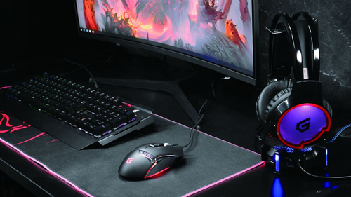 Conceptronic DJEBBEL 8, Gaming USB Mouse, Optical, USB/A, 4000 DPI