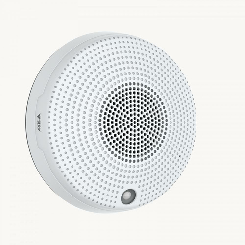 Axis C1410 Mk II white speaker image highlighting compact design