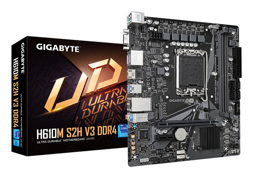 Gigabyte H610M S2H V3 DDR4 Micro ATX LGA1700 Motherboard