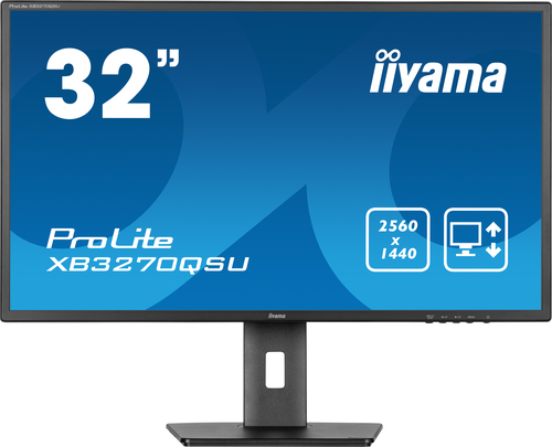 iiyama ProLite, 32”, 2560 x 1440 pixels, Quad HD, LED, IPS monitor