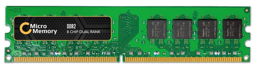 CoreParts MMD0082/512, 0.5 GB, 1 x 0.5 GB, DDR2, 667 MHz, Green