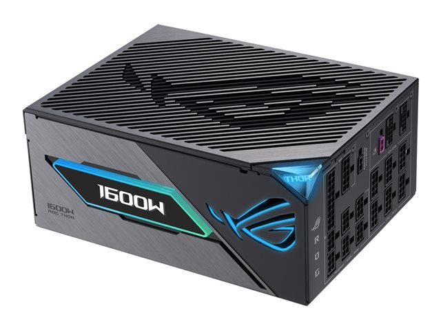 Close-up of ASUS ROG THOR 1600W power supply top vent