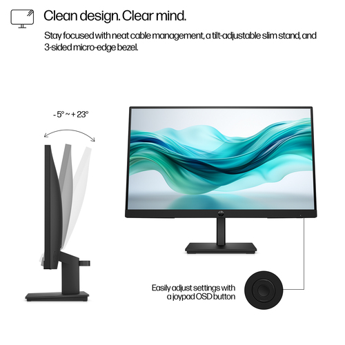 HP Series 3 Pro, 54.6 cm (21.5"), 1920 x 1080 pixels, Full HD, LCD monitor