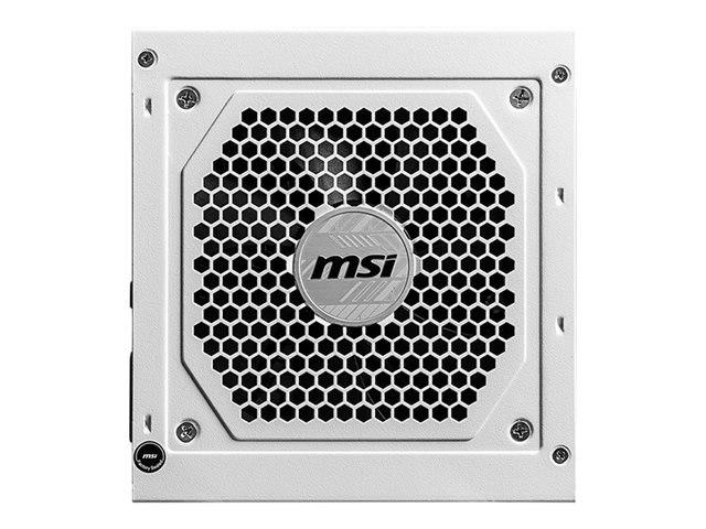 MSI (MAG A850GL PCIE5 WHITE), 850 W, 100 - 240V, 47 - 63Hz, 8A, 4A, Power Supply