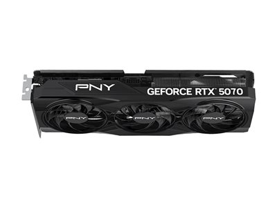 PNY GeForce RTX 5070 OC, 12 GB, GDDR7, PCI Express 5.0 x16 Graphics Card