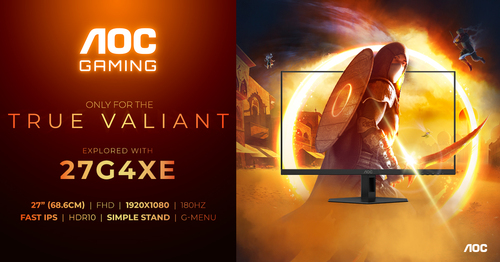 AOC (27G4XE) 27", 1920 x 1080 pixels, Full HD, LCD Monitor