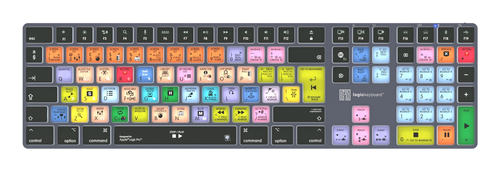 Logic Keyboard LKB-LOGXP2-TM-UK, Wired & Wireless, Bluetooth, QWERTY