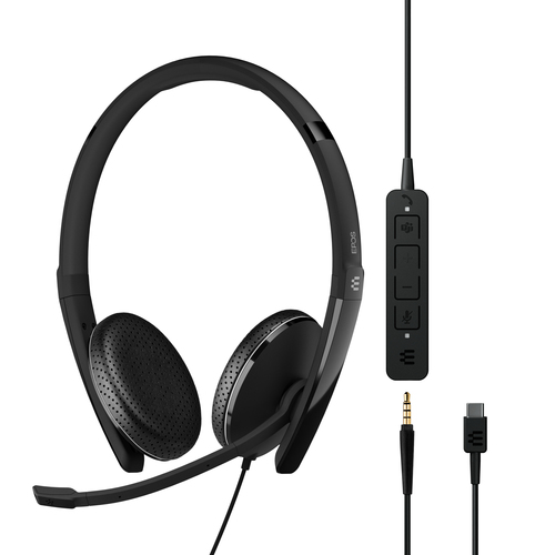 EPOS ADAPT 165T USB-C II, Wired,  20 - 20000 Hz, Headset/Headphones, Black