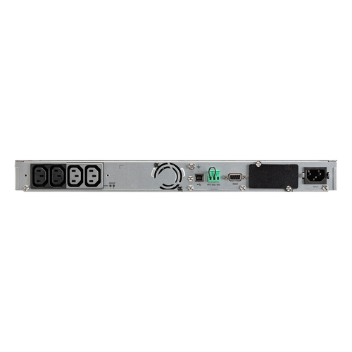 Eaton UPS rear panel with USB Type-B and RS-232 ports