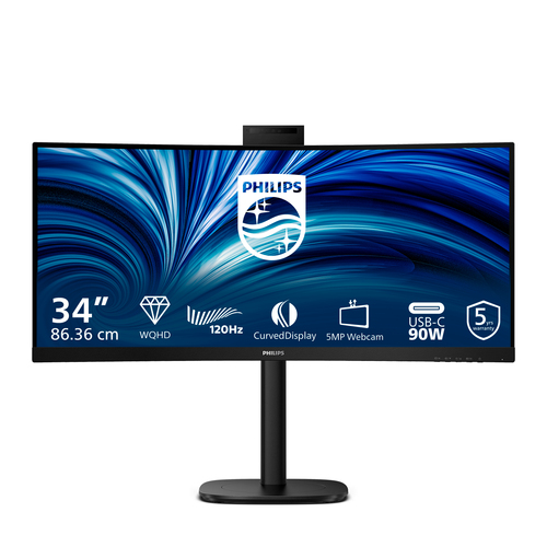 Philips 3000 series 34B2U3600CH/00, (34"), 3440 x 1440 pixels, WQHD, LCD Monitor