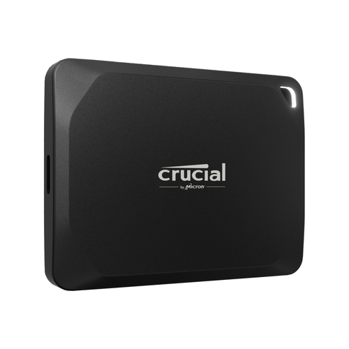 Crucial X10 Pro, 1 TB, USB Type-C, USB 3.2 Gen 2x2, 2100 MB/s, 20 Gbit/s, Black