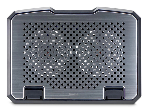 Hama Aluminium Laptop Cooling Pad 15.6" Black & Blue 2 Fans 00126807