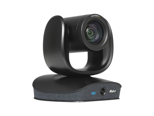 PTZ video conference camera showing both presenter and audience in 4K