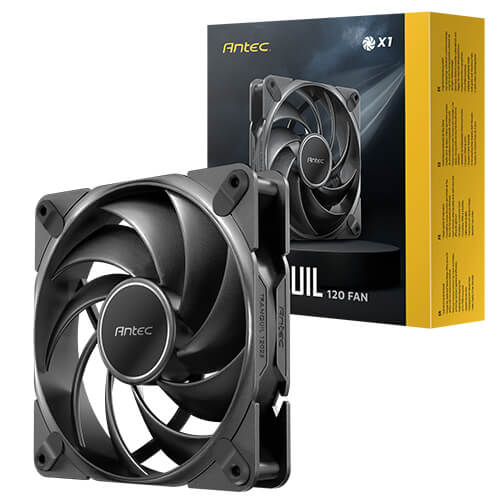 Antec Tranquil 120, 400RPM- 2000RPM, 12 cm Cooling fan Black