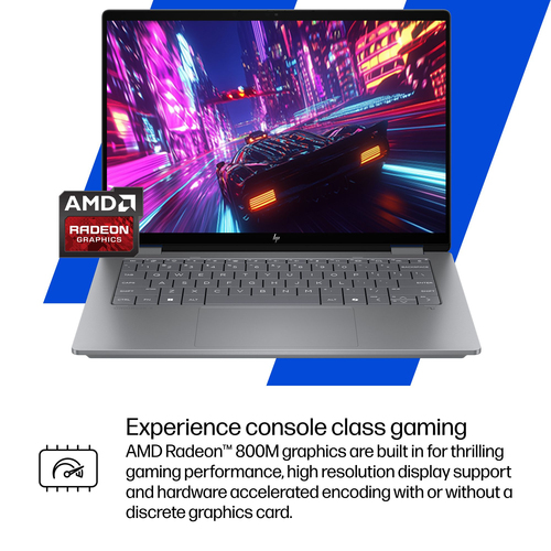 HP OmniBook X Flip 2-in-1 laptop for work and study setup