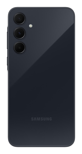 Samsung Galaxy A35 5G navy phone photo showing back panel finish