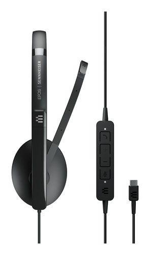 EPOS ADAPT 130 USB-C II, Wired, 20 - 20000 Hz, Headset/Headphones, Black