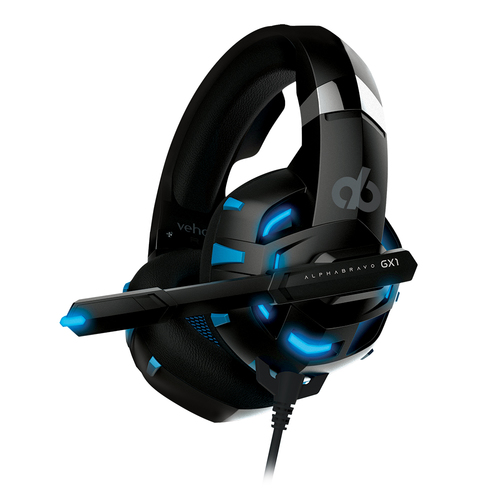Veho Alpha Bravo GX-1, Wired, 20 - 20000 Hz, Gaming, Headset/Headphones, Black