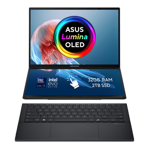 ASUS Zenbook Duo UX8406CA-PZ134W Intel Core Ultra 9  2880 x 1800 pixels 32GB 2TB