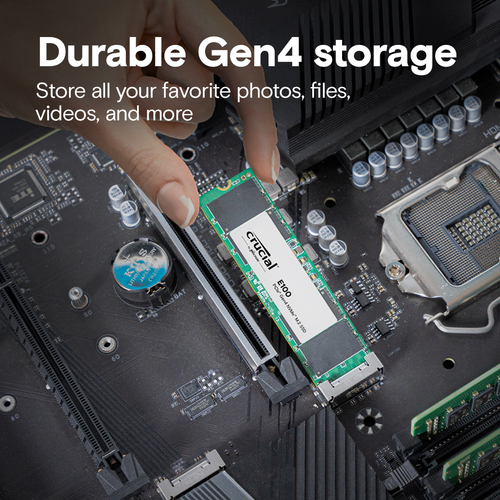 Crucial E100 CT2000E100SSD8, 2TB PCI Express 4.0 M.2 NVMe SSD