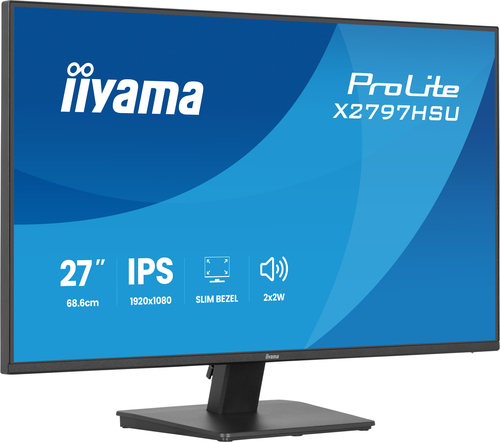 iiyama ProLite X2797HSU-B1 27" 1920 x 1080 pixels Full HD Monitor 4 ms, Black