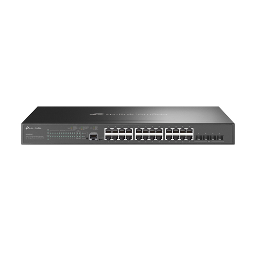 TP-Link Omada, 24-Port Gigabit PoE+, 4-Port 10GE SFP+ L2+, Managed Switch