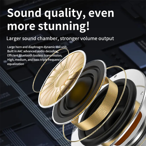 JLC BO33 Bone conduction, Wireless, Headset/Earbuds, Black