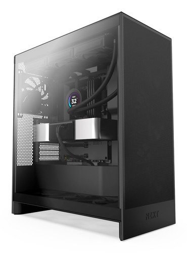 NZXT H7 Flow, ATX, EATX, micro ATX, MiniITX, SGCC Tempered glass Midi Tower Case