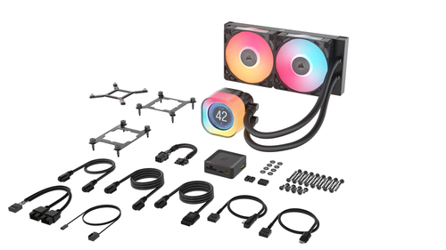 Corsair iCUE LINK TITAN 240 RX LCD, Air cooler