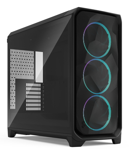 Fractal Design Meshify 3 XL black full tower PC case front mesh view