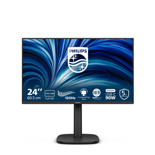 Philips 3000 series (24B2U3301/00), (23.8"), 1920 x 1080 pixels, FHD LCD Monitor