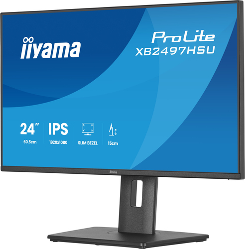 iiyama ProLite XB2497HSU-B1 23.8" 1920 x 1080 pixels Full HD LED Monitor Black