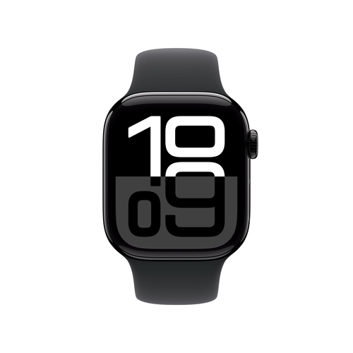 Apple Series 10 smartwatch in S/M size with water-resistant aluminium case