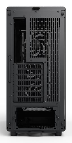 black TG light tint gaming PC tower with tempered glass side panel