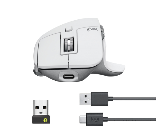 Logitech MX Master 3S Performance Wireless Mouse, Right-hand, Laser 8000 DPI