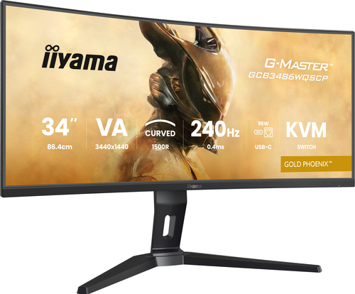 iiyama G-MASTER, 86.4 cm (34"), 3440 x 1440 pixels, UltraWide Quad HD Monitor