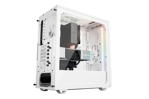 be quiet! Pure Base 501 DX White tower with top radiator support and USB-C port