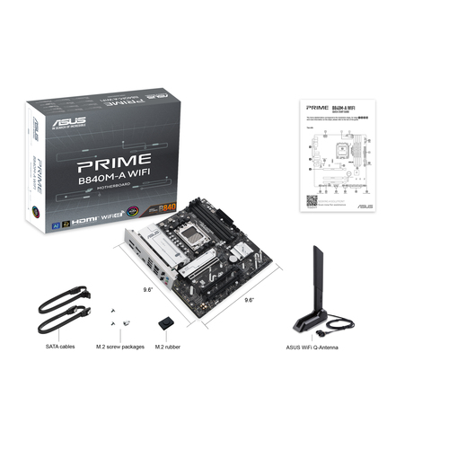 Asus PRIME B840M-A WIFI Micro ATX AM5 Motherboard