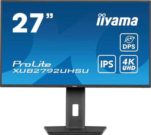 iiyama ProLite IPS panel, (27"), 3840 x 2160 pixels, 4K Ultra HD, LED Monitor