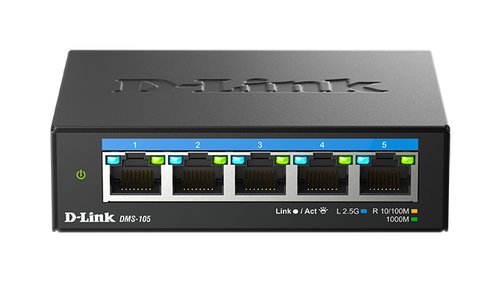 D-Link, 5-Port 2.5G Multi-Gigabit Unmanaged Switch
