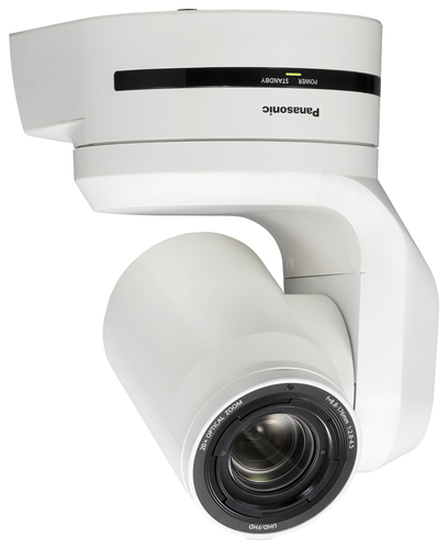 PTZ-enabled Panasonic AW-HE145 security camera with smooth pan and tilt control