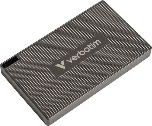Verbatim Metal Mini 1TB SSD, USB-C 2000MB/s, USB 3.2 Gen 2x2 High-Speed Grey