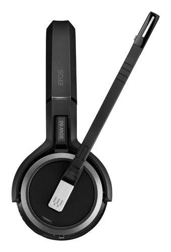 EPOS IMPACT SDW 5065, Double-Sided DECT, Wireless, 150 - 11500 Hz, Headset/Headphones, Black