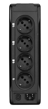 Eaton 3P Ellipse UPS USB-A and USB-C charging ports view