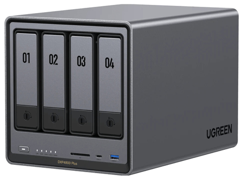 UGREEN NASync DXP4800 Plus, 5-Core CPU 8GB DDR5, 4-Bay Thunderbolt NAS