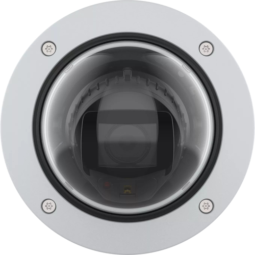 PoE-powered Axis P3277-LV dome camera with two-way audio and privacy mask