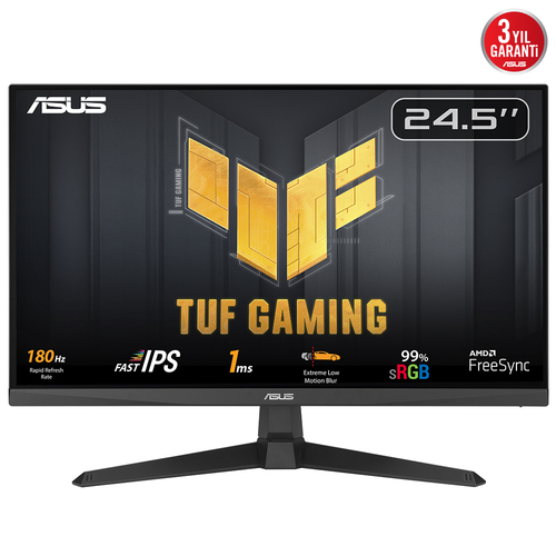 ASUS TUF Gaming VG259Q3A, 62.2 cm (24.5"), Full HD, LED, Monitor